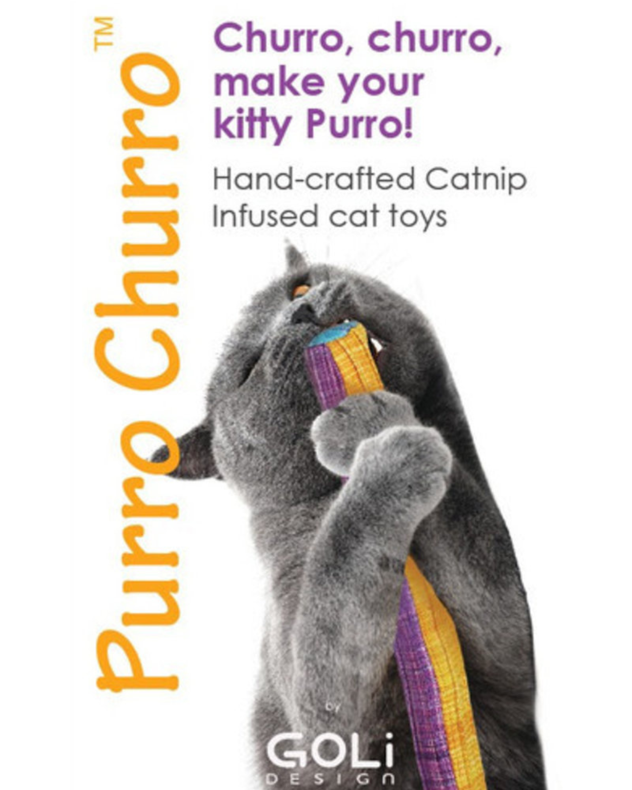 Purro Churro Catnip Infused Cat Toy